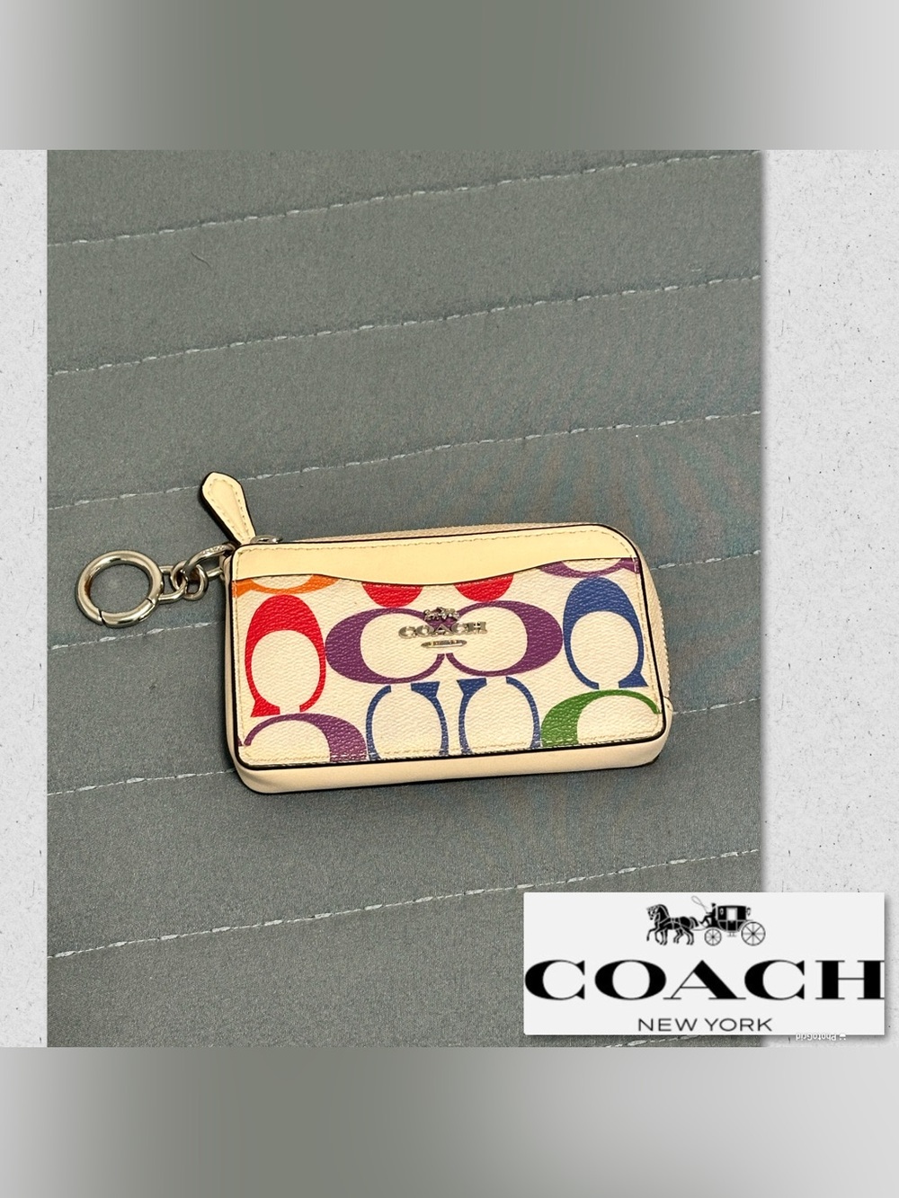 Coach Rainbow Card Case